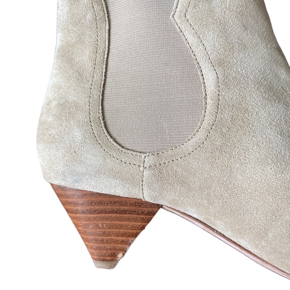 Joie Barleena Suede Cone-Heel Booties (38.5) - Picture 8 of 16